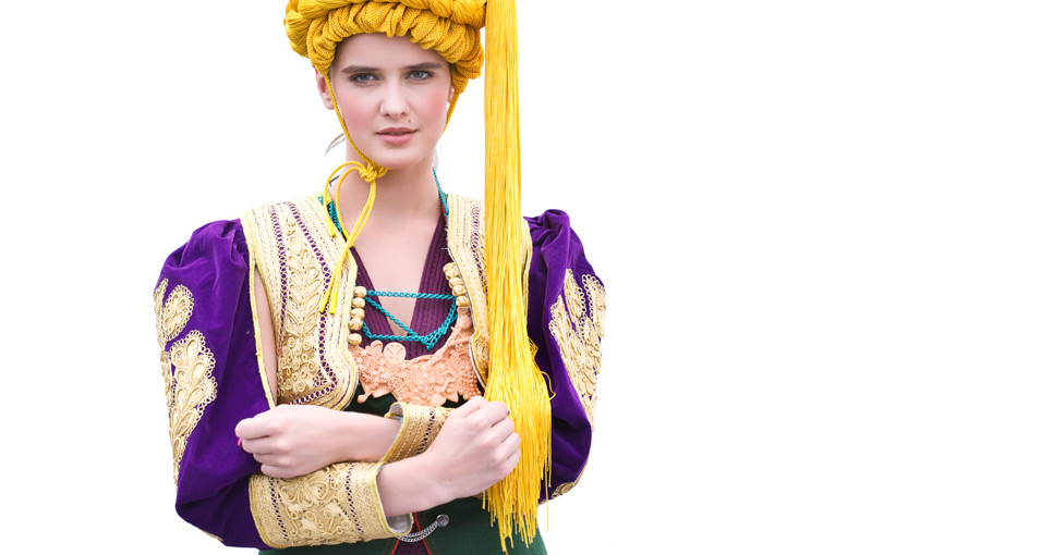 The traditional costume is an consistently , harmonical jewelleryensemble,new combining and newly interpreting, modern and traditional characteristics, shapes, materials, techniques, patterns and statements, eintracht, harmony
