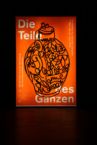 Denise J. Reytan, Illustration, Citylight Plakate, Kunstgewerbemuseum Dresden, one liner, handcrafted posters, reytan, Denise Reytan, M23, Teile des Ganzen, 