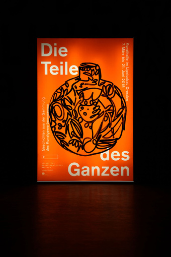 Denise J. Reytan, Illustration, Citylight Plakate, Kunstgewerbemuseum Dresden, one liner, handcrafted posters, reytan, Denise Reytan, M23, Teile des Ganzen, 