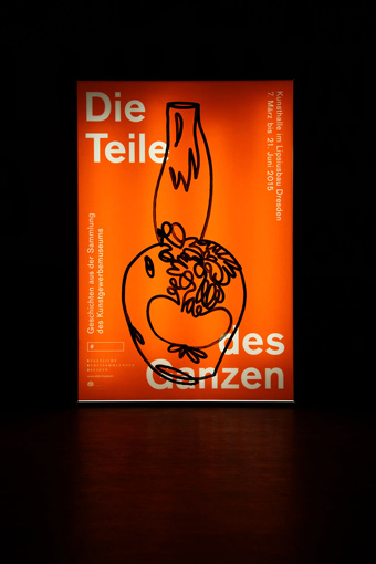 Denise J. Reytan, Illustration, Citylight Plakate, Kunstgewerbemuseum Dresden, one liner, handcrafted posters, reytan, Denise Reytan, M23, Teile des Ganzen, 